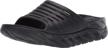 hoka one recovery slide sandal men's shoes in athletic logo