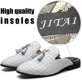 img 1 attached to 👡 JITAI Backless Sandals: Stylish Slippers Loafers for Ultimate Comfort