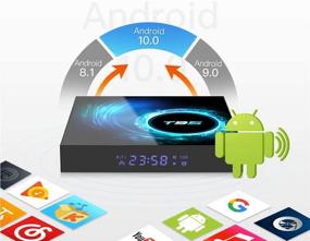 img 3 attached to Высокопроизводительный Android 10.0 ТВ-бокс - EASYTONE 2 ГБ ОЗУ 16 ГБ ПЗУ Двухдиапазонный WiFi 2.4G+5G Bluetooth Четырехъядерный 4K6K Ultra HD 3D H.265 Умный Android Медиа-бокс