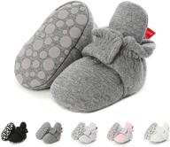 stay on booties: non-skid 👶 baby slippers for newborn boys and girls logo