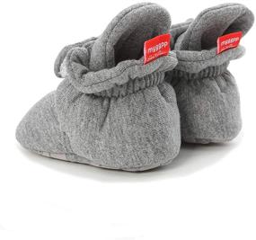 img 2 attached to Stay On Booties: Non-Skid 👶 Baby Slippers for Newborn Boys and Girls