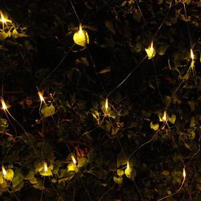 img 3 attached to 🎄 Joiedomi 200 LED Warm White Christmas Net Lights: Perfect for Indoor & Outdoor Decorations, Events, Tree & Bush Décor, Christmas Eve Ambiance