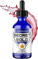 🌟 liquid gold drops - swiss-colloidal gold elixir - nano gold supplement - formulated with 99.99% pure gold - 100 ppm - ascension booster - cognitive enhancer - amplify awareness, mental clarity, dream recollection, intuition, and memory logo