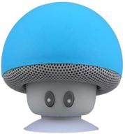 🔊 mcnnadi bluetooth speaker: wireless handsfree with high volume quality bass, suction & microphone - blue, for android ios phones, home, office & travel logo