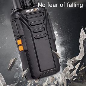 img 2 attached to 📻 Retevis RT27 Walkie Talkies: Rechargeable, Heavy-Duty Two-Way Radios for Adults - 5 Pack"