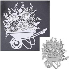 img 4 attached to Stencils Invitation Scrapbooking Decorative Embossing Scrapbooking & Stamping for Die-Cutting & Embossing
