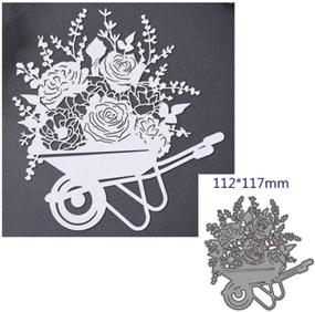 img 1 attached to Stencils Invitation Scrapbooking Decorative Embossing Scrapbooking & Stamping for Die-Cutting & Embossing