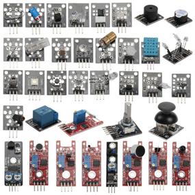 img 4 attached to 🛠️ Comidox 37/Set Sensor Assortment Kit: Ultimate Starter Kit for Arduino MCU Educ - Infrared, Temperature, Obstacle Avoidance, Buzzer Sensor, and More!