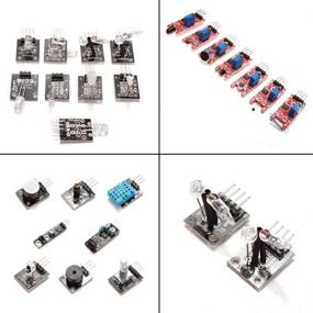 img 2 attached to 🛠️ Comidox 37/Set Sensor Assortment Kit: Ultimate Starter Kit for Arduino MCU Educ - Infrared, Temperature, Obstacle Avoidance, Buzzer Sensor, and More!