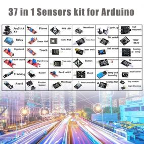 img 3 attached to 🛠️ Comidox 37/Set Sensor Assortment Kit: Ultimate Starter Kit for Arduino MCU Educ - Infrared, Temperature, Obstacle Avoidance, Buzzer Sensor, and More!