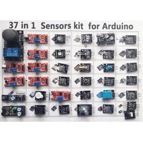 img 1 attached to 🛠️ Comidox 37/Set Sensor Assortment Kit: Ultimate Starter Kit for Arduino MCU Educ - Infrared, Temperature, Obstacle Avoidance, Buzzer Sensor, and More!