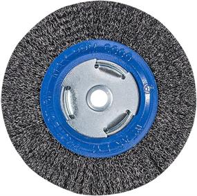 img 4 attached to 🔧 Mercer Industries 183010 Crimped Wire Wheel for Bench/Pedestal Grinders, 6x3/4x2 (1/2 and 5/8-inch)