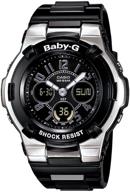 🕗 casio женские bga110-1b2 baby-g: ударопрочные черные многофункциональные спортивные часы для активных женщин логотип