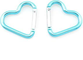 img 3 attached to Lind Kitchen Heart Shaped Aluminum Keychain Storage & Organization