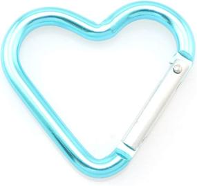 img 2 attached to Lind Kitchen Heart Shaped Aluminum Keychain Storage & Organization