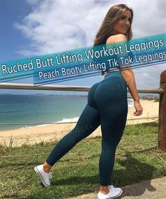 Buy GILLYA Booty Yoga Pants High Waisted for Women Butt Lift Textured  Leggings Anti Cellulite Scrunch Butt Booty Lift Leggings (Black, M) at