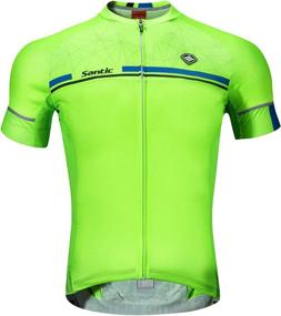 img 4 attached to Santic Cycling Jersey Sleeve Breathable Outdoor Recreation and Outdoor Clothing