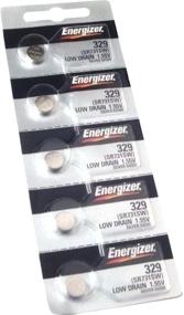 img 1 attached to 🔋 Energizer 329 SR731SW Watch Battery Pack: Long-lasting Silver Oxide Button Cell Batteries (5 Pack)