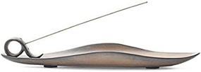 img 3 attached to Djiale Ceramic Incense Burner with Ash Catcher - 9 inch (Shape 9) + Incense Stick Holder