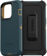 otterbox defender series screenless edition case for iphone 13 pro (only) - hunter green logo