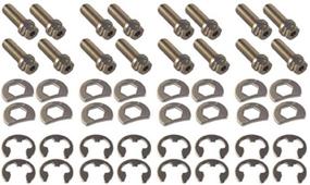 img 1 attached to 🔒 Enhance Performance and Safety with Stage 8 8913A: 1" Locking Header Bolt Kit for Ford Small Block Engines