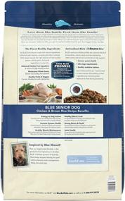 img 3 attached to 🐓 Chicken and Brown Rice Life Protection Formula: Blue Buffalo's Natural Senior Dry Dog Food