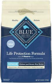 img 4 attached to 🐓 Chicken and Brown Rice Life Protection Formula: Blue Buffalo's Natural Senior Dry Dog Food