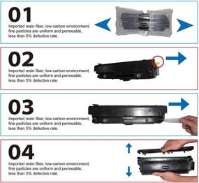 img 1 attached to 🖨️ TG Imaging 5 Pack Compatible Toner Cartridge Replacement for Canon 051/051H: Super High Yield, 4100 Pages | Ideal for imageCLASS LBP162dw MF269dw MF267dw MF264dw Printers