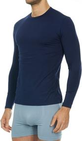 img 3 attached to 👕 Thermajohn Men's Ultra Soft Thermal Shirt - Compression Baselayer Crew Neck Top – Fleece Lined Long Sleeve Underwear T Shirt for Enhanced Performance and Comfort