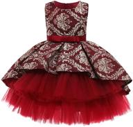 veoay girls high low party dresses: perfect princess ball gowns for 1-8 year-olds logo