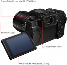 img 1 attached to Panasonic LUMIX G95 Mirrorless Camera: 20.3MP, 5-Axis Dual I.S. 2, 4K Video, V-Log L, Flip-Out Touchscreen