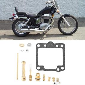 img 2 attached to 🛠️ Suzuki Savage 650 Carburetor Repair Kit by Aramox - Comprehensive 15-Piece Carburetor Repair Kit for 1986-2009 Models