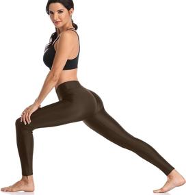 img 3 attached to ATTRACO High-Waisted Women's Swimming Pants: Swim Leggings & Swim Tights