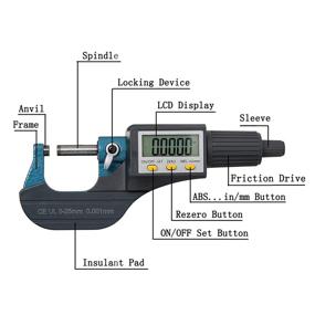 img 3 attached to 🔍 Enhancing Precision and Protection: Beslands Electronic Micrometer Thickness Protective