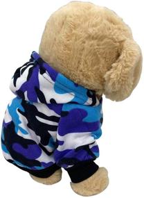 img 2 attached to 🐾 Sporty Pet Attire: Warm Dog Cat Camo Clothing for Spring, Fall, and Winter