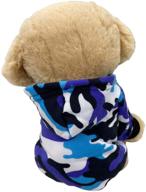 🐾 sporty pet attire: warm dog cat camo clothing for spring, fall, and winter логотип