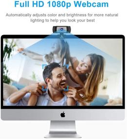 img 3 attached to 📷 2021 NexiGo 1080P Webcam with Microphone and Software: Perfect for Zoom Meeting, Skype, FaceTime, and more - Compatible with Mac OS, Windows, Laptop, Desktop PC