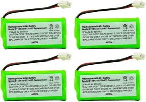 img 1 attached to 🔋 High-Capacity 4-Pack Rechargeable Batteries for BT1018 / BT1022 / BT1011 / BT183348 / BT18432 / BT283348 / BT800 / BT6010 / BT84342 / BY0736 / CBD8006