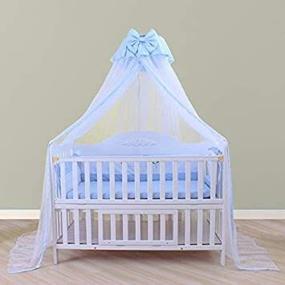 img 3 attached to 🦋 Butterfly Blue Baby Toddler Bed Crib Dome Canopy Netting - Baby Netting for Enhanced SEO