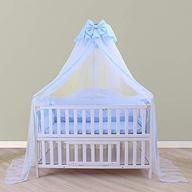 🦋 butterfly blue baby toddler bed crib dome canopy netting - baby netting for enhanced seo logo