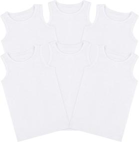 img 4 attached to 👕 Cooraby Toddler Shirt Undershirt: Stylish Clothing for Girls and Boys' Underwear