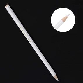 img 2 attached to Pack of 12 Tailors Chalk Pencils, White Water Soluble Sewing Marking Pencils for Dressmakers - Practical Wipe off/Wash out Tool for Sewing DIY Crafts and Marker Pencil