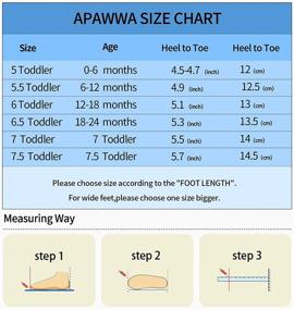 img 3 attached to 👞 Apawwa Prewalker Toddler Boy Booties Boots – Boys' Shoes