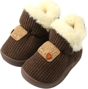 img 4 attached to 👞 Apawwa Prewalker Toddler Boy Booties Boots – Boys' Shoes