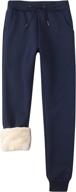 gihuo women's winter fleece pants with sherpa lining - active running joggers for enhanced warmth logo