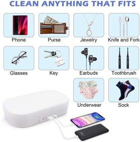 img 3 attached to 📱 TRONICMASTER UV Phone Sanitizer Box for Phones, Watches, Tools, and Glasses - Type-C Charging, UVC Lamp, iOS Android Compatible