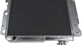 img 3 attached to 🚙 Tiziri 87-06 Jeep Wrangler Radiator | 3 Row Core All Aluminum Radiator for Jeep Wrangler YJ TJ 1987-2006 | Fits 88-02 2.4L 2.5L 4.0L 4.2L, L4 L6 Engine Models