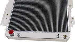 img 2 attached to 🚙 Tiziri 87-06 Jeep Wrangler Radiator | 3 Row Core All Aluminum Radiator for Jeep Wrangler YJ TJ 1987-2006 | Fits 88-02 2.4L 2.5L 4.0L 4.2L, L4 L6 Engine Models