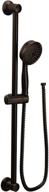 🚿 oil rubbed bronze showerhead with 69-inch-long hose and 24-inch slide bar - moen 3668eporb showering acc, core eco-performance handheld logo