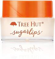 🍬 sugarlips sugar lip scrub by tree hut - sweet mint, 0.34oz jar, exfoliating lip care with shea butter and raw sugar, ultra-hydrating lip exfoliator logo
